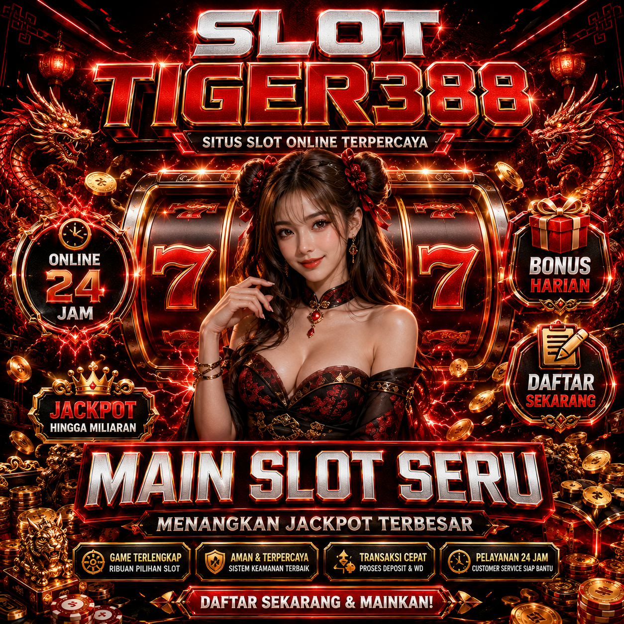 TIGER388 | Registrasi Akun Baru & Login melalui Link Alternatif Terbaru